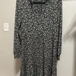 Green and Tan Floral longsleeve Mockneck v Photo 1