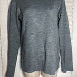 French Connection Womens Gray Crew Neck Long Sleeve Knit Sweater Top Size L Photo 0