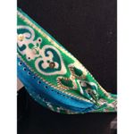 Gottex New NWT  Bikini Top Size 8 Teal Blue Greens Gold Photo 6