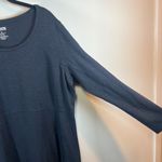 Duluth Trading Co Wearwithall Ponte Knit Dress Gray Long Sleeve Stretch Short XL Photo 3