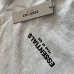 Fear of god ESSENTIALS FEAR OG GOD LIGHT OATMEAL PULLOVER HOODIE SIZE L Photo 3