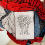 Umgee  Bold Red Floral Kimono-Style Blouse / Cover-Up – Size S/M Photo 4