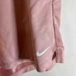 Nike  Dri Fit Women Pink Athletic Shorts Drawstring Logo Size M running yoga Photo 2