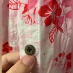 Big Dogs  Pink Floral Sleeveless Button-Down Shirt Photo 2