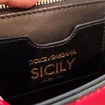 Dolce & Gabbana  Miss Sicily Leopard Graffiti Printed Leather Bag Photo 6