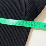 Boston Proper Sweater Sz Sm Black Ribbed Knit Quarter Zip Mock Neck Pullover Photo 7