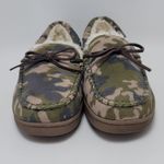 Club Room Faux Fur Lining Camouflage Moccasin Slip On Boat Shoes Size M 8 Photo 4
