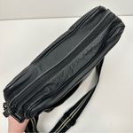 StorkSak London Leather Diaper Bag Unisex Black Photo 6