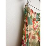 Beth Bowley 100% Silk Floral Midi Skirt Garden Picnic Tropical Romance Flowy 8 Photo 1