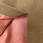 Burberry Vintage 90s ’s Wool Camel Mustard Pencil Skirt, Size 6 Photo 3