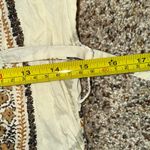 Mossimo Paisley Print Tie Back Blouse Women’s Small S Long Sleeve Boho Retro Top Yellow Photo 6