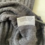 Eileen Fisher Sweater 100% Merino Wool Turtleneck Dark Gray Italian Yarn Size M Photo 3