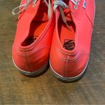 Vans  Women's Neon Orange Canvas Sneakers Photo 2