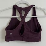 Lululemon  Time To Sweat Bra Size 4 Arctic Plum Crisscross Luxtreme Cutout Purple Photo 3