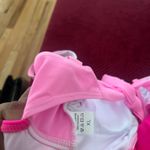 Mommy and Me V Neck Summer Swimwear Cutout High Waisted Bathing Suits Wrap Tie Back Tummy Control Beachwear Pink Size XL Photo 6