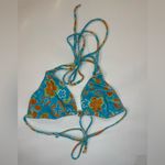 LA Hearts by PacSun Tropical Spring Charm Side Tie Bikini Top‎ Size M Orange Size M Photo 1
