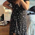 Abercrombie & Fitch Black Floral Dress Photo 0