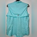 Columbia EUC  PFG Sleeveless Teal Button-Down Top - XL Photo 1