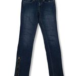 Jeans Size 28R Gap Premium Super Skinny Ankle Zip Women's Blue Denim Pants Low Rise Photo 0