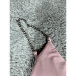 Playboy B22 New Womens  🐰Light Pink One Piece Swimsuit with Chain Straps size Xs Photo 2