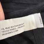 IRO Paris Mollie Burnout Scoop neck Tank Top Black XS $140 Photo 5