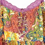 Urban Outfitters NWT  UO Womens Patchwork Boho Hanna Cecilia Tiered Mini Dress M Photo 4