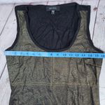Karen Kane Shell Metallic Front Tank Top Blouse Gold Copper M Photo 6