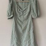 Nobody’s Child Penny Mini Dress In Green Gingham Size 6 Summer Cottagecore Photo 10