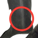 Aerosoles Women's Plantation Black Suede Leather Ankle Boots 9M Side Zip Wedge Photo 2