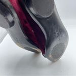 Salvatore Ferragamo  Red Velvet Ballet Flats Comfort Shoes Womens 8.5 Slip On Photo 9