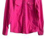 Cowboy Equipment 4HER Women Top‎ XL Button Up Pearl Snap Cowgirl Western Rodeo Pink Photo 6
