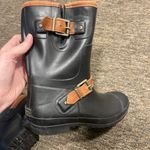 Sperry Black Rubber  TOP SIDER Walker Fog Mid Calf Fleece Lined Boots w/Straps 7 Photo 9