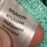 Ming Wang  Sweater Women's Size‎ 3X Cardigan Open Front Green Black Photo 3