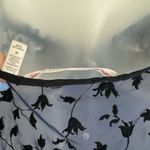 Victoria's Secret Vtg Victoria’s Secret Sheer Velvet Babydoll Slip Dress Sz Medium Navy Blue Black Photo 13