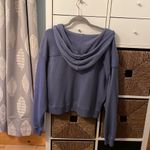 American Eagle never worn blue cropped hoodie! Photo 1