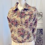 Bill Blass Cottagecore  Roses Floral Tapestry jacket coat Photo 1