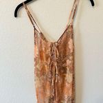 MISA Los Angeles NWT  Womens M Paisley Mesh Romper Tropical Vacation Resortwear Photo 0