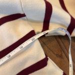ZARA collared striped oversized pullover sweater small Photo 6