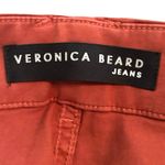 Veronica Beard Women’s Arya Straight Leg High Rise Pants Terracotta Size 30/10 Photo 7