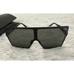 Saint Laurent  SL 182 Betty rectangle frame Oversized sunglasses With Case Photo 5