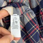 Aerie  Anytime Fave Flannel Shirt Oversized Navy/Red/White Plaid Women’s Medium Photo 5