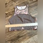 Adidas  Primegreen Aeroready Womens LARGE Sports Bra GREY/PINK GYM SPORTY #96 Photo 3