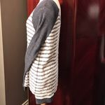 Hollister Blue-Gray Striped Shimmer & Shine Sweater Photo 2