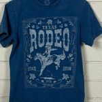 Social Culture Texas Rodeo Blue Tee size XS Photo 3