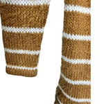 Volcom  the Breeze Sweater Mohair Striped Open Front Cardigan‎ Size XS/S Beachy Photo 3