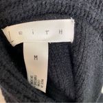 Leith NWOT  Black Off Shoulder Cozy Sweater Photo 5