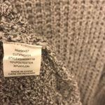 Eyeshadow New  Gray Loose Knit Soft Sweater XL Cowl Neck Turtleneck Photo 2