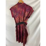 Kenneth Cole Patterned Belted Ruffle Front Dress Size small Photo 3