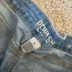 REWASH  Womens Light Blue Wash Distressed Frayed Raw‎ Hem Denim Shorts Size 14 Photo 2