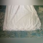 Vintage deadstock BodyChic pink lace trim slip skirt, size large Photo 1